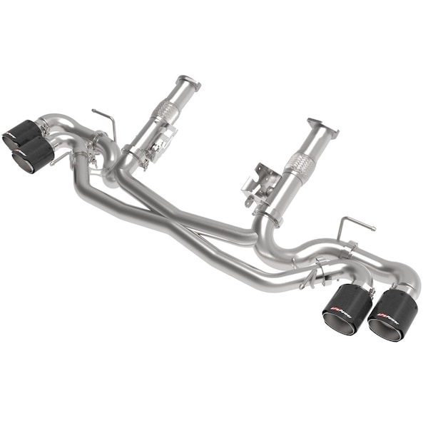 Afe Stainless Steel, Without Muffler, 3 Inch To 2.5 Inch Diameter Pipe, Dual Exhaust With Quad Exit 49-34127NM-C - main